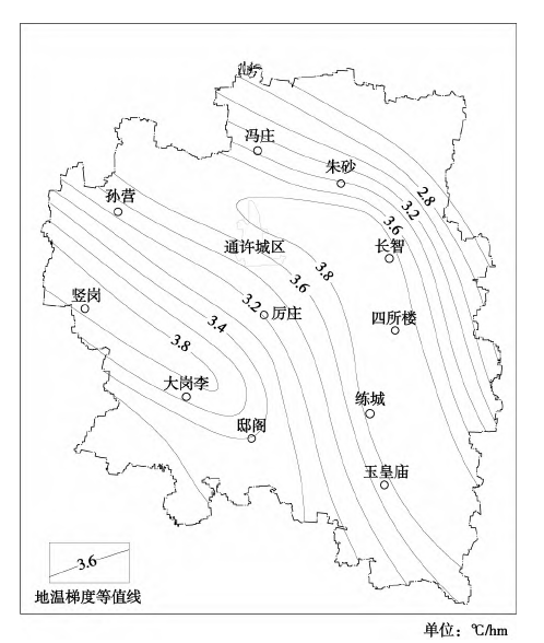 通許縣中深層地?zé)豳Y源分布規(guī)律-地大熱能